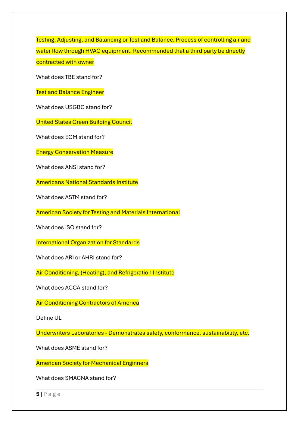 Preview page 5 of ACG CXA EXAM
