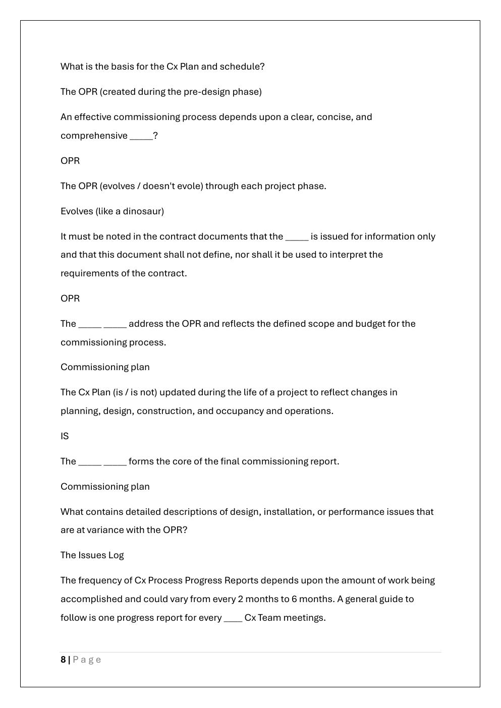 Preview page 8 of ACG CXA EXAM