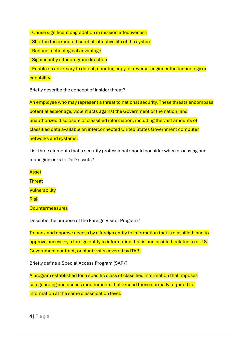 Preview page 4 of SAPPC CERTIFICATION STUDY GUIDE EXAM