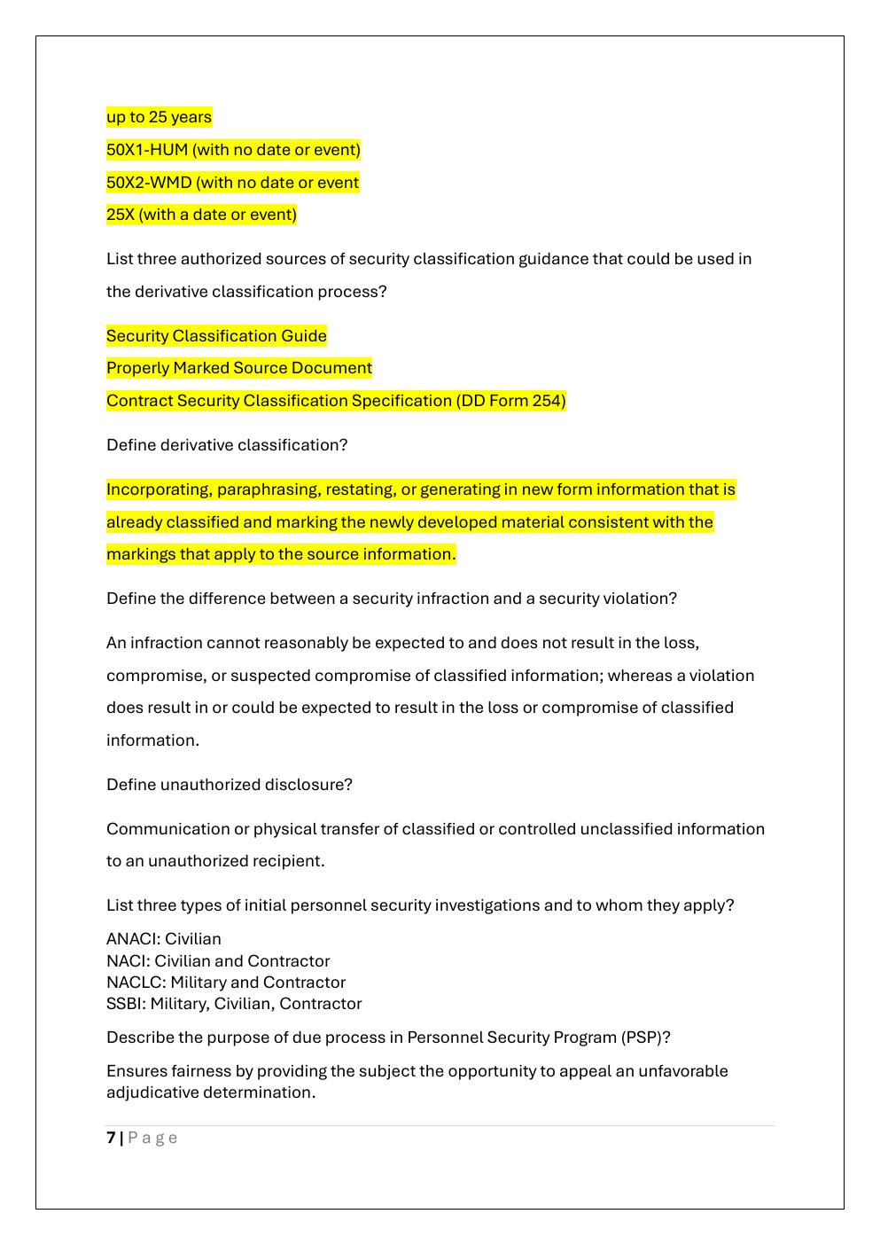 Preview page 7 of SAPPC CERTIFICATION STUDY GUIDE EXAM