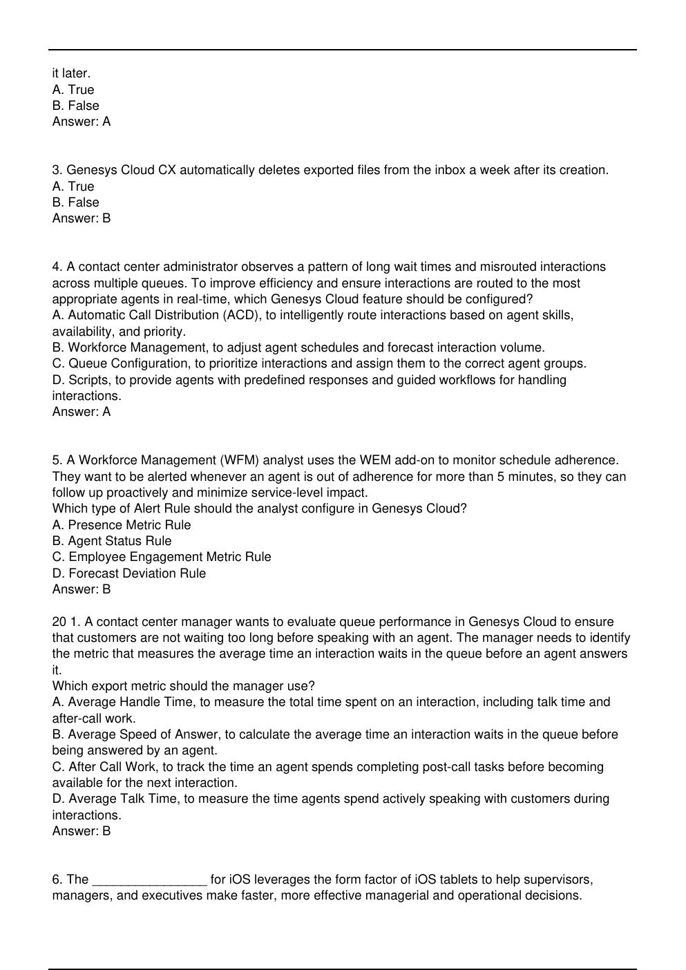 Preview page 2 of GCP-GCX Exam Practice Questions
