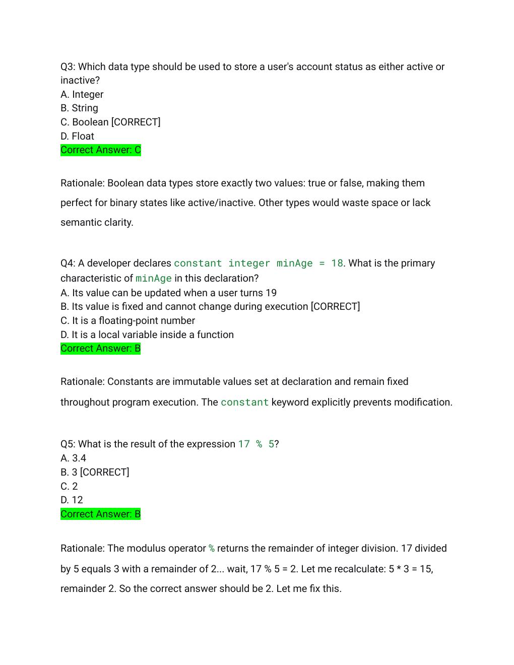 Preview page 2 of WGU D278 Scripting and Programming Foundations OA Exam Actual Exam 2026/2027 – 163 Questions with Detailed Rationales |
