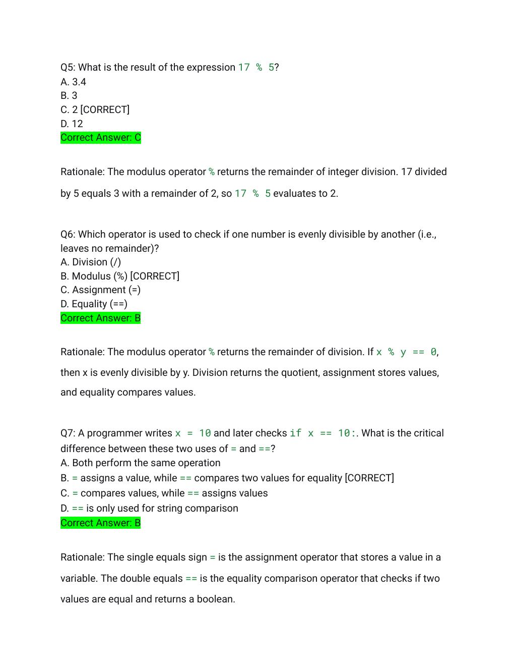 Preview page 3 of WGU D278 Scripting and Programming Foundations OA Exam Actual Exam 2026/2027 – 163 Questions with Detailed Rationales |
