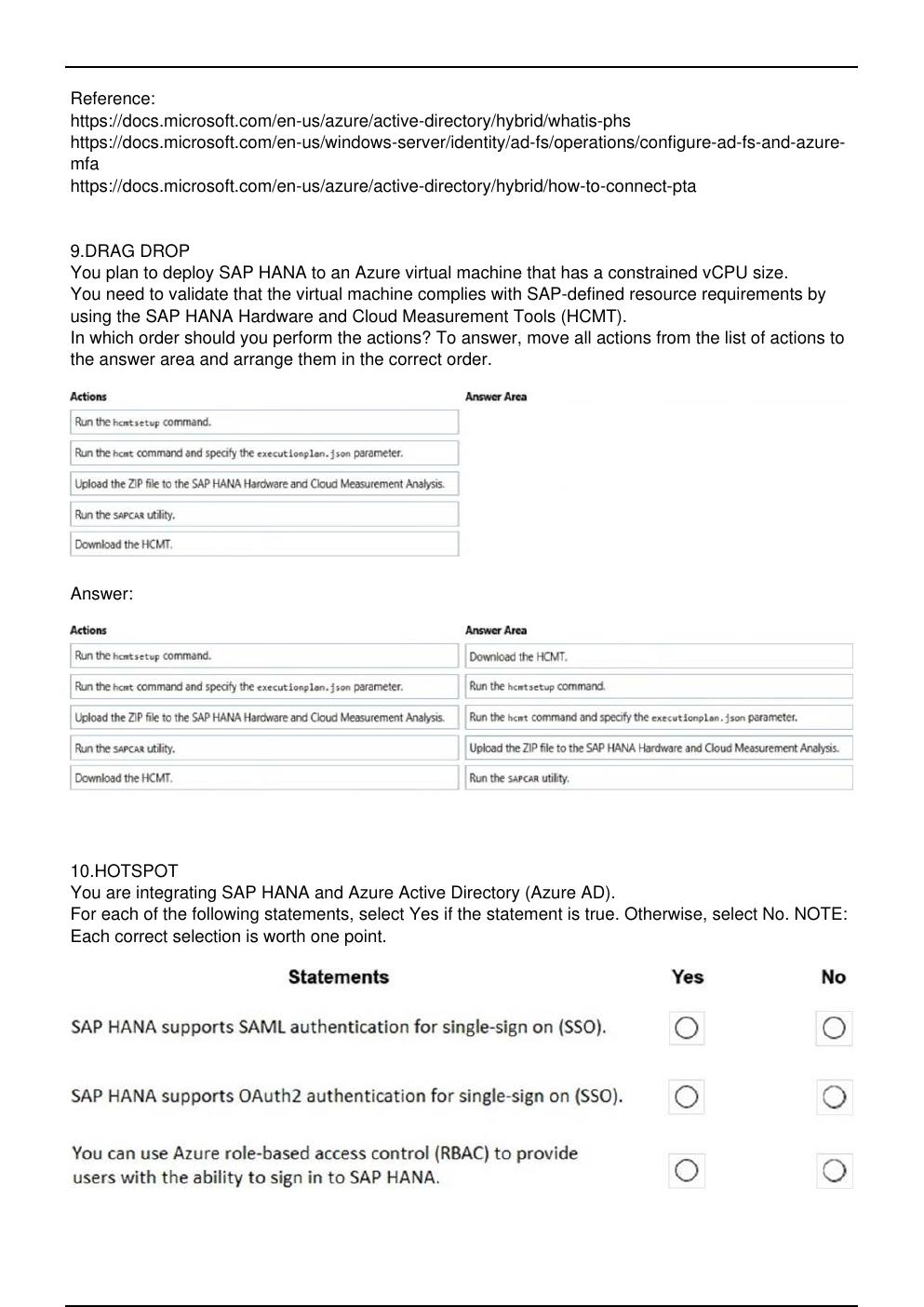 Preview page 6 of AZ-120 Microsoft Exam Updated Practice Questions in May 2026 for Microsoft  Azure certification