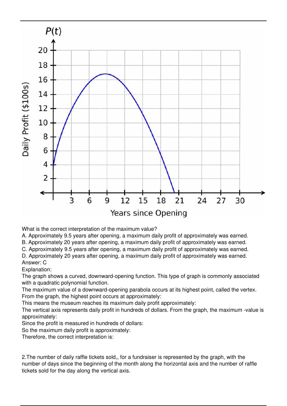 Preview page 2 of Applied Algebra Exam Practice Questions WGU Applied-Algebra exam practice questions are  designed for IT professionals,