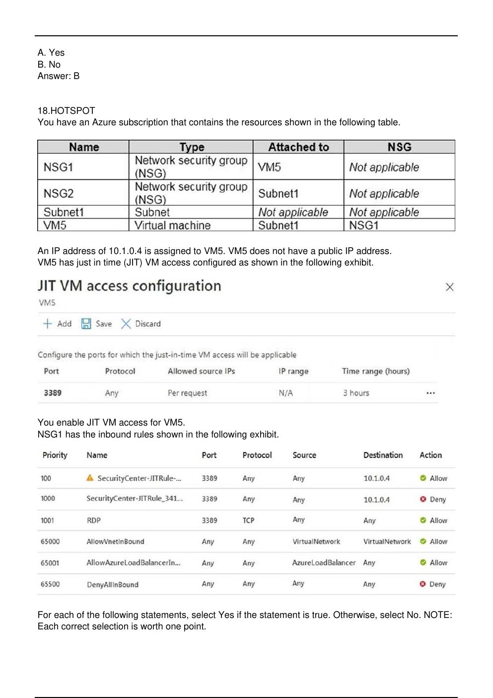 Preview page 7 of AZ 500 Microsoft Exam Updated Practice Questions in June 2026 for Microsoft Azure certification
