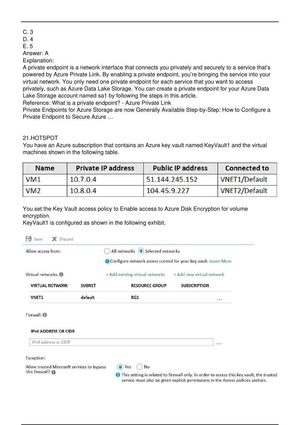 Preview page 9 of AZ 500 Microsoft Exam Updated Practice Questions in June 2026 for Microsoft Azure certification