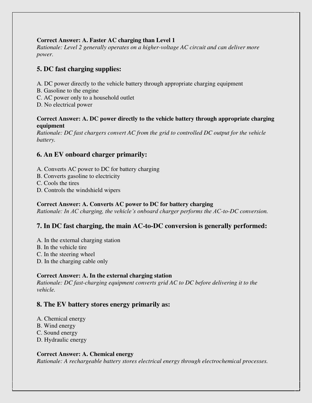 Preview page 2 of EVITP Final Exam Practice with correct answers and rationales 2026/2027 version  A+ Graded