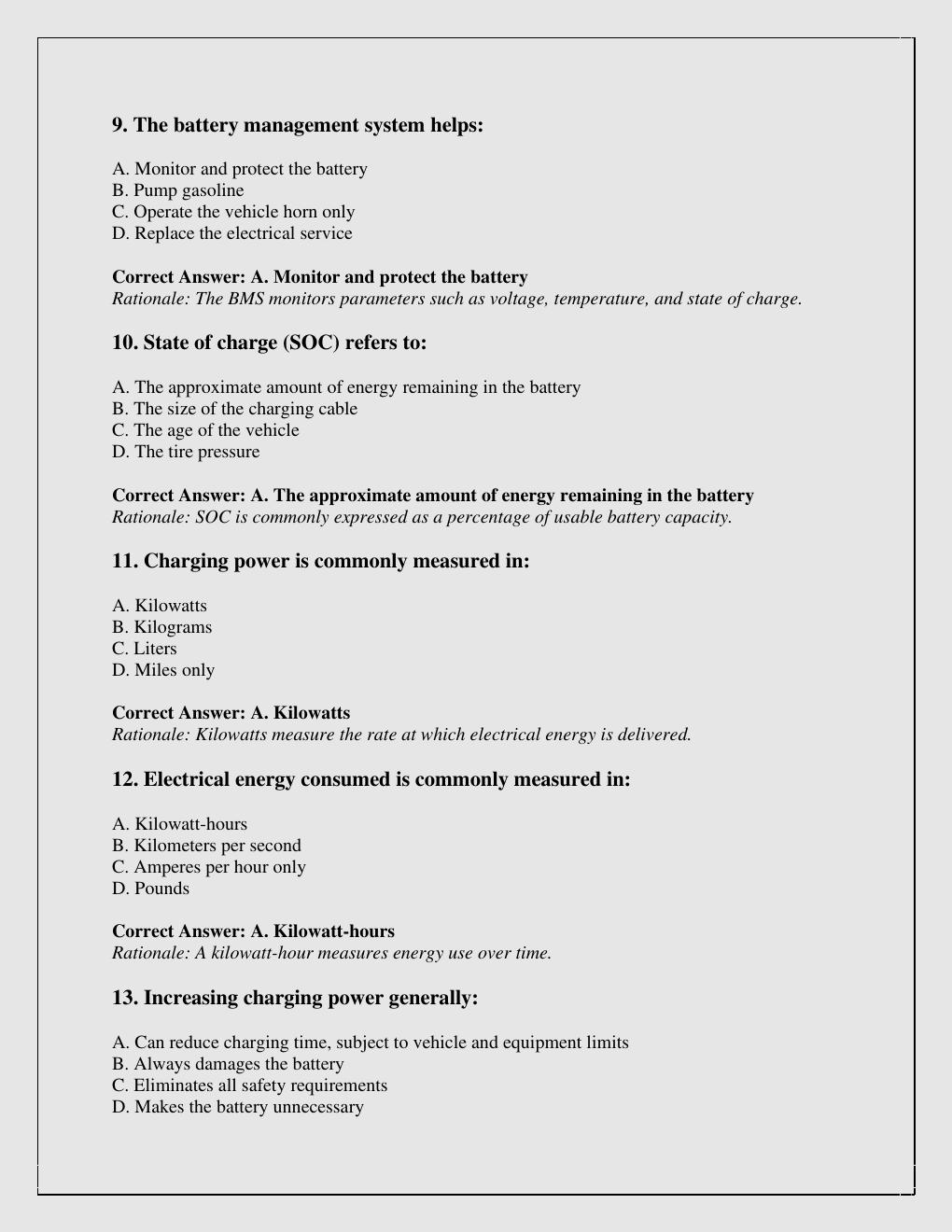 Preview page 3 of EVITP Final Exam Practice with correct answers and rationales 2026/2027 version  A+ Graded