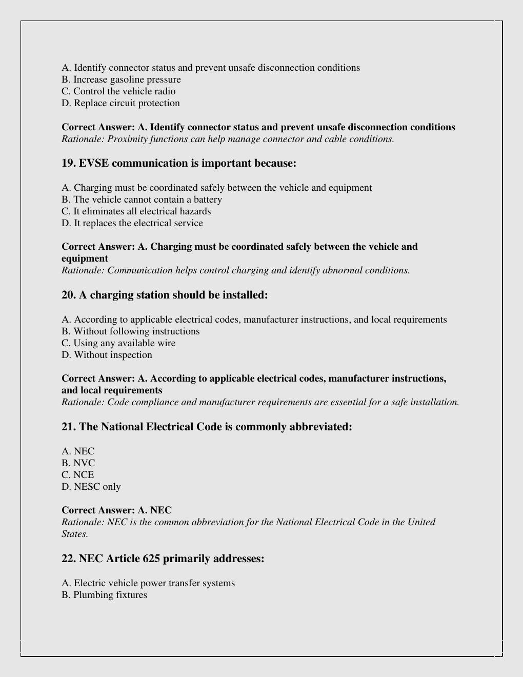 Preview page 5 of EVITP Final Exam Practice with correct answers and rationales 2026/2027 version  A+ Graded
