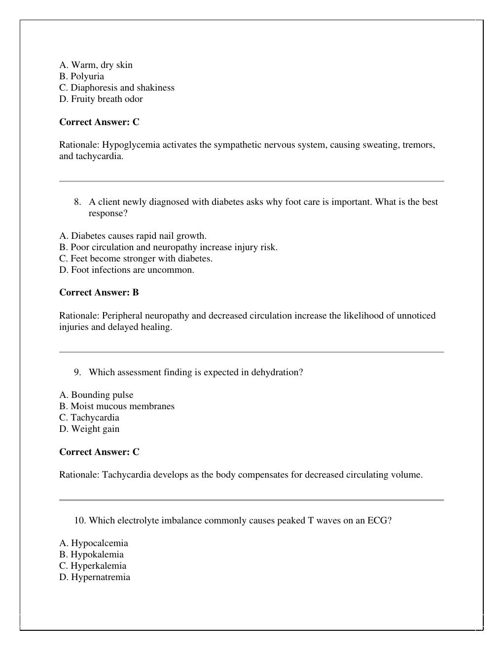 Preview page 3 of NUR 254 Exams 1–4  LATEST 2026/2027 VERSION WITH RATIONALES  A+  GRADED