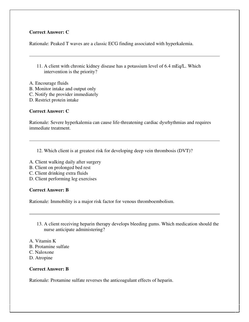 Preview page 4 of NUR 254 Exams 1–4  LATEST 2026/2027 VERSION WITH RATIONALES  A+  GRADED