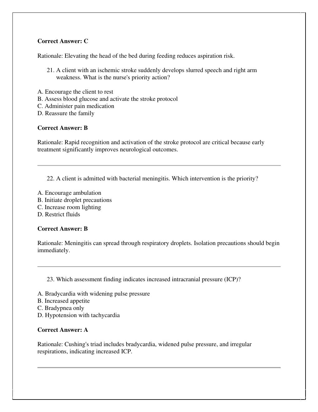 Preview page 7 of NUR 254 Exams 1–4  LATEST 2026/2027 VERSION WITH RATIONALES  A+  GRADED