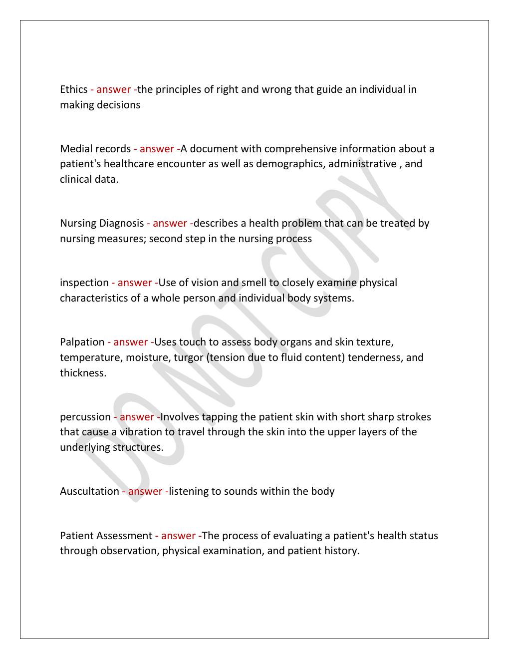 Preview page 3 of FUNDAMENTS OF NURSING FINAL EXAM 2026