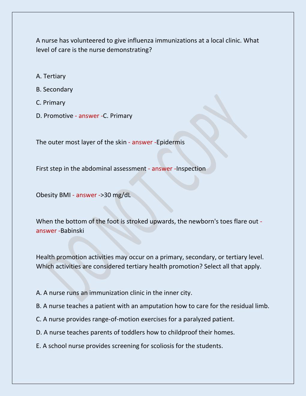 Preview page 2 of FUNDAMENTS OF NURSING FINAL EXAM // FULLY UPDATED//  2026 VERSION
