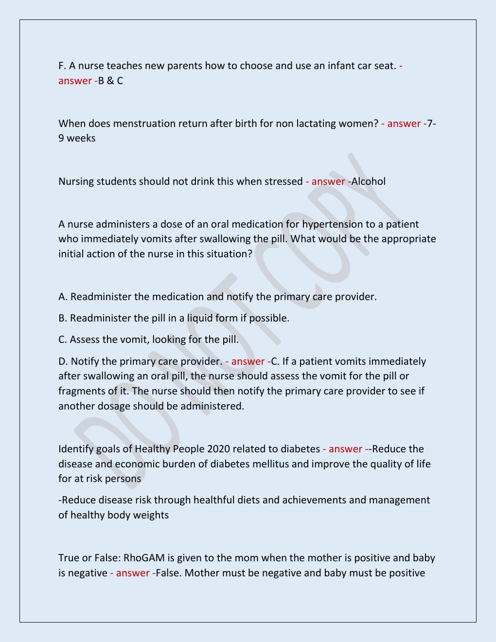 Preview page 3 of FUNDAMENTS OF NURSING FINAL EXAM // FULLY UPDATED//  2026 VERSION