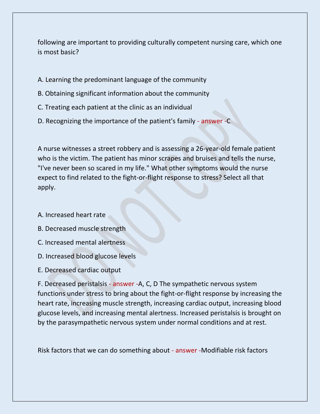 Preview page 6 of FUNDAMENTS OF NURSING FINAL EXAM // FULLY UPDATED//  2026 VERSION
