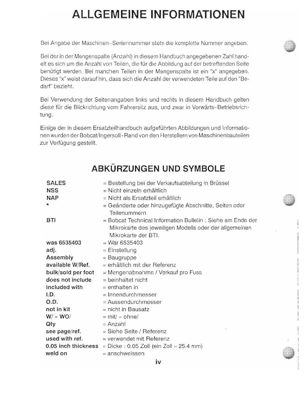Preview page 4 of Bobcat 743 Loader Skid Steer Parts Catalog Manual
