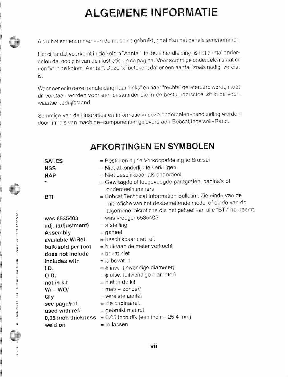 Preview page 7 of Bobcat 743 Loader Skid Steer Parts Catalog Manual