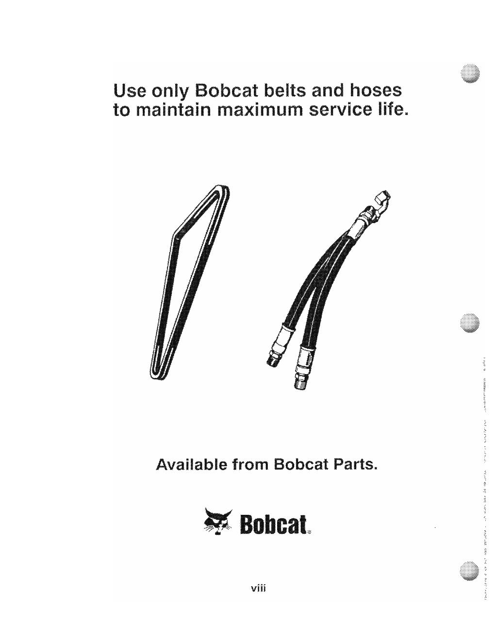 Preview page 8 of Bobcat 743 Loader Skid Steer Parts Catalog Manual