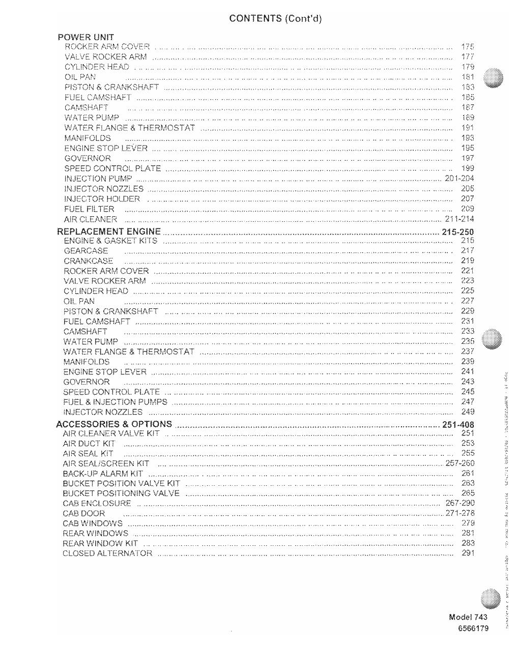 Preview page 10 of Bobcat 743 Loader Skid Steer Parts Catalog Manual