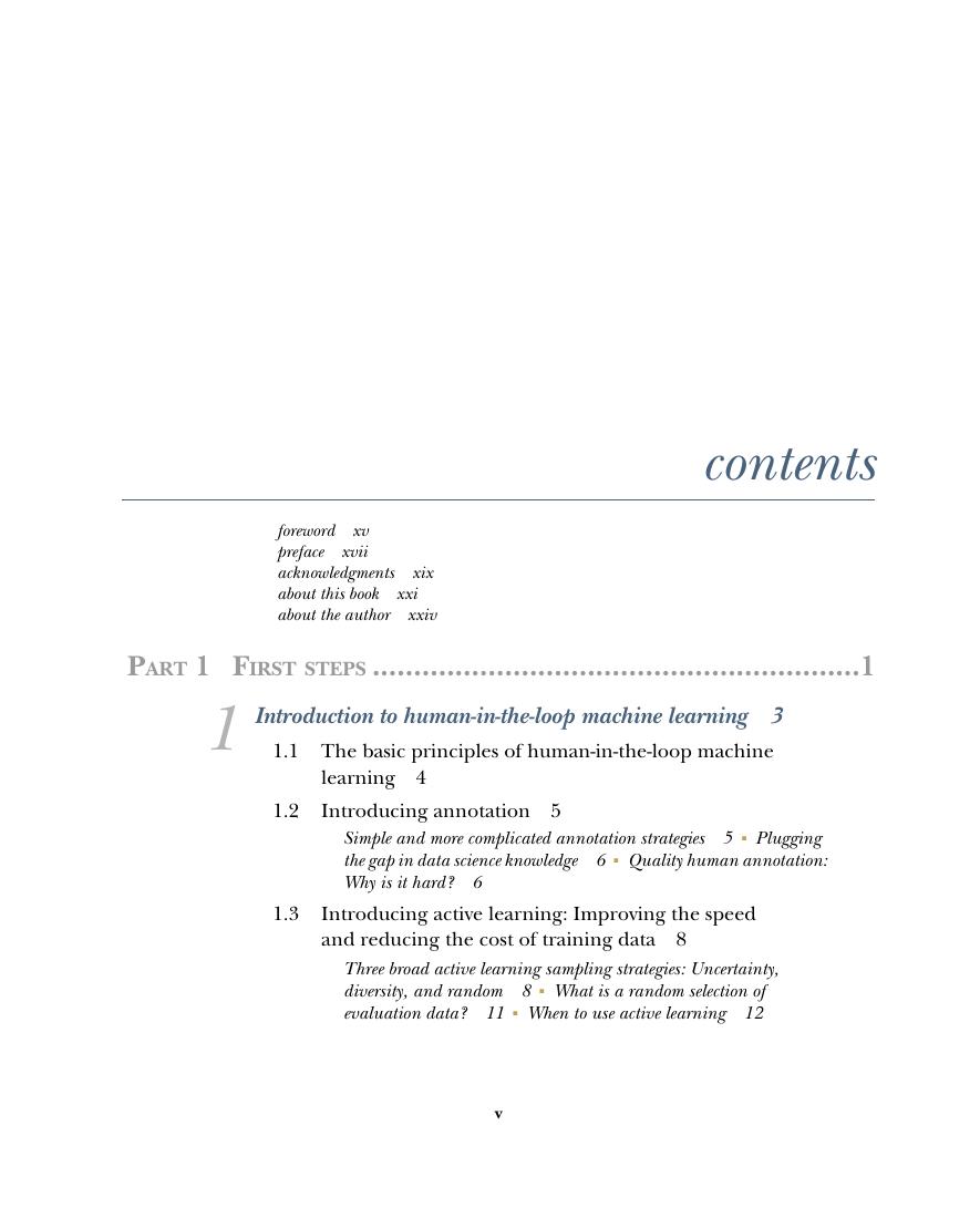 Preview page 7 of eBook PDF Human-in-the-Loop Machine Learning Active learning and annotation for human-centered AI 1st Edition By Robert