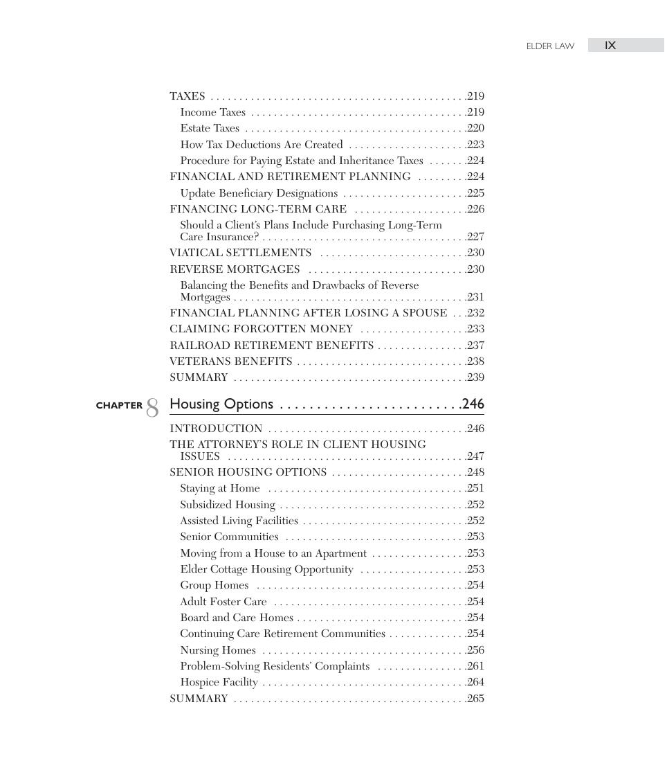 Preview page 10 of Elder Law 1st Edition By Nancy R Gallo