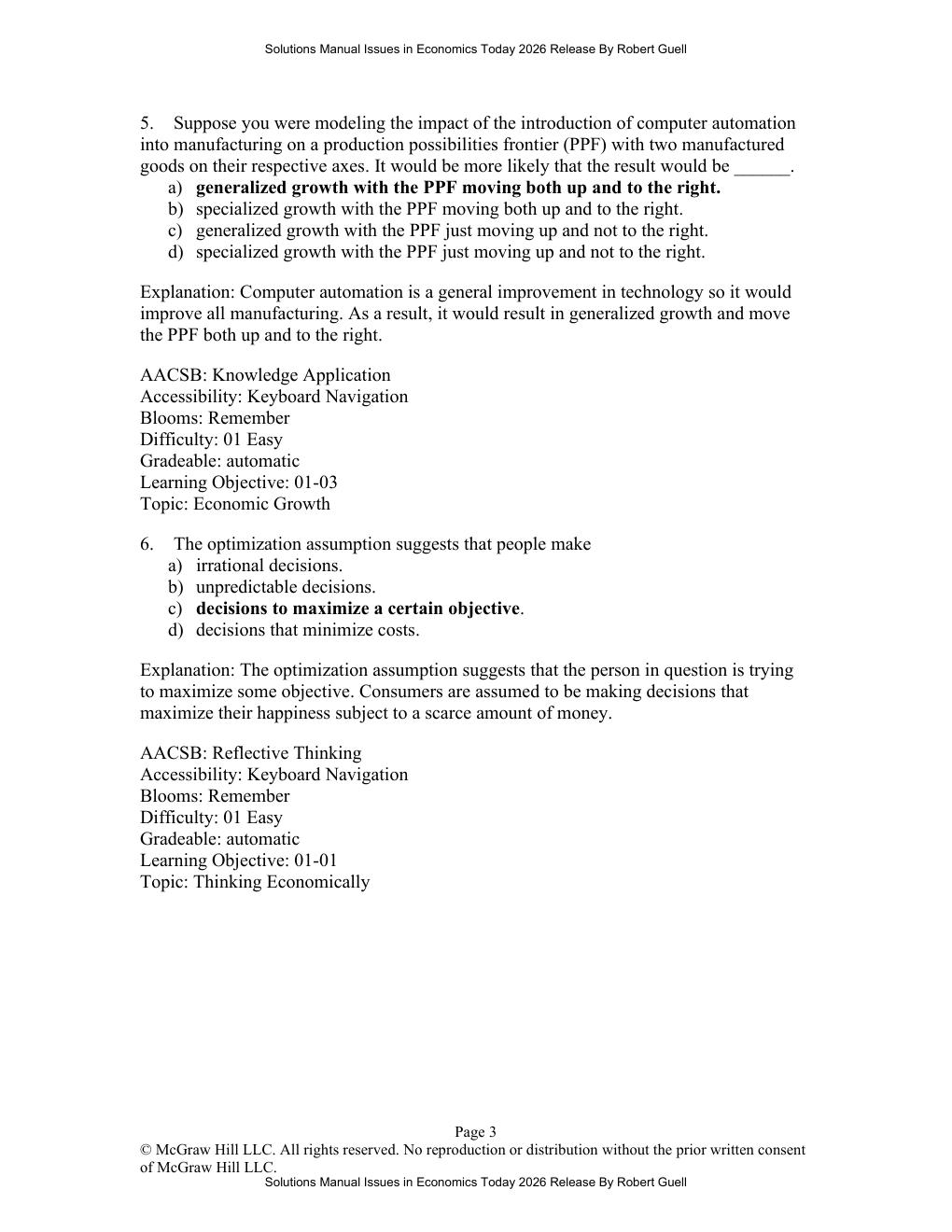 Preview page 5 of Solutions Manual Issues in Economics Today 2026 Release By Robert Guell