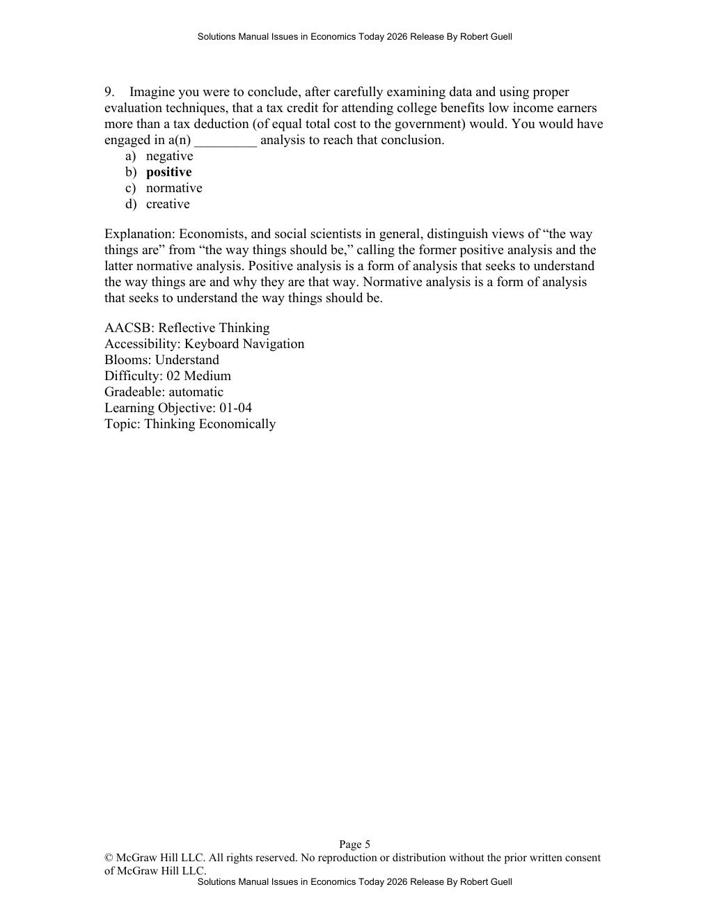 Preview page 7 of Solutions Manual Issues in Economics Today 2026 Release By Robert Guell