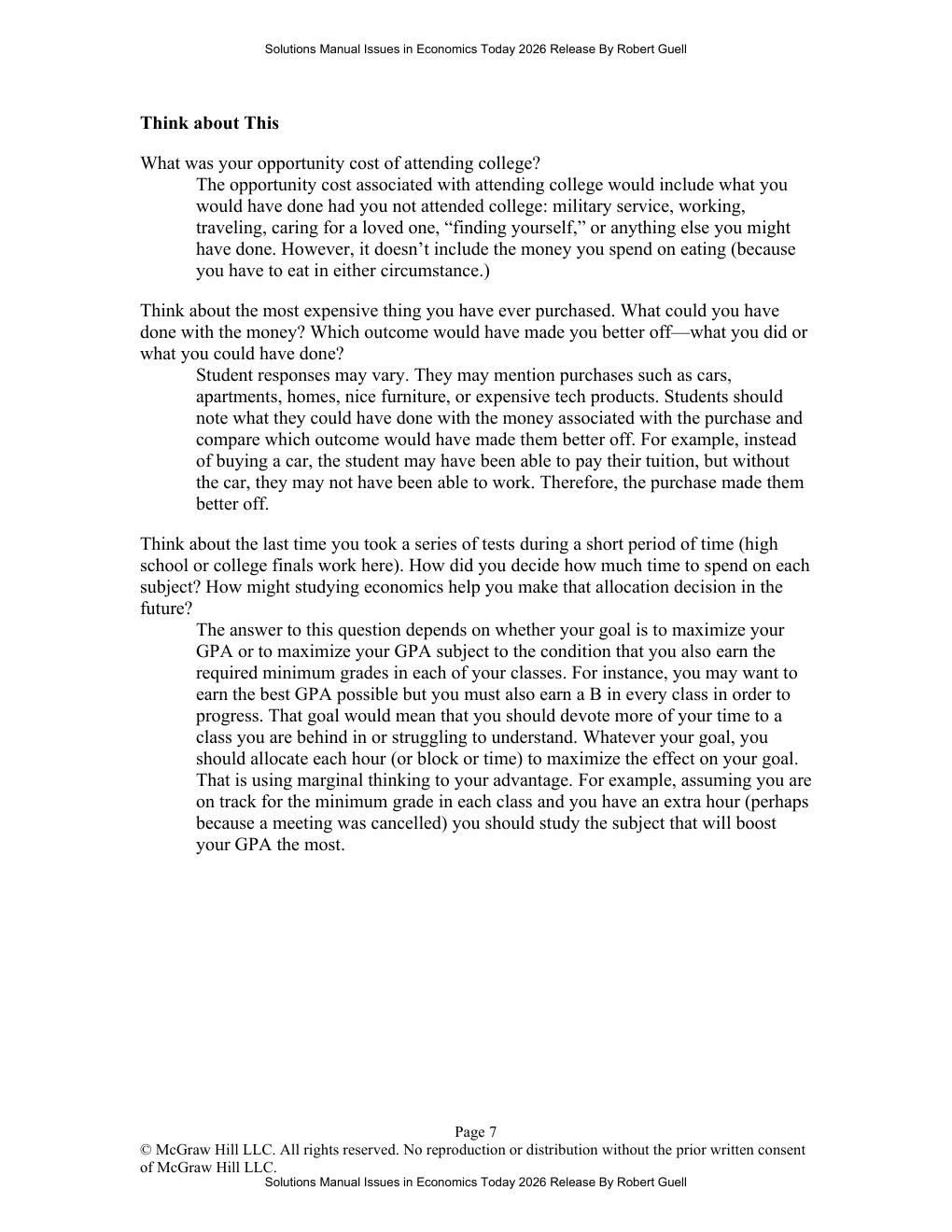 Preview page 9 of Solutions Manual Issues in Economics Today 2026 Release By Robert Guell