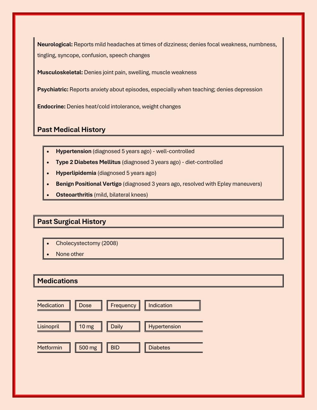 Preview page 4 of Advanced DDx Case Study: Sheila Davis (68-Year-Old Female  Presenting with Dizziness) | Complete Patient Interview, HPI,