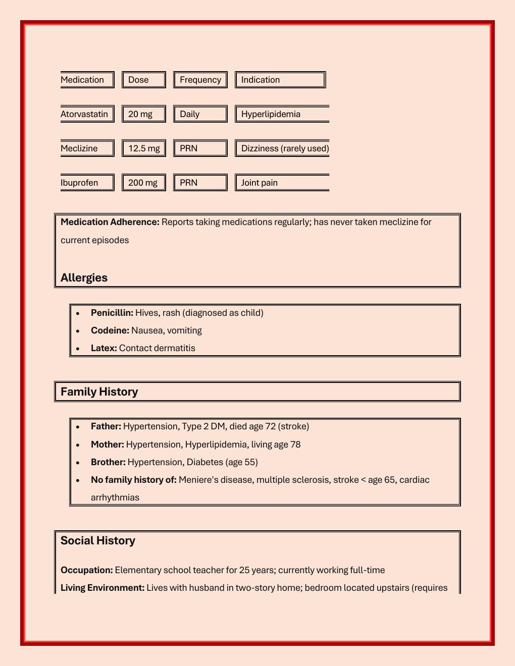 Preview page 5 of Advanced DDx Case Study: Sheila Davis (68-Year-Old Female  Presenting with Dizziness) | Complete Patient Interview, HPI,