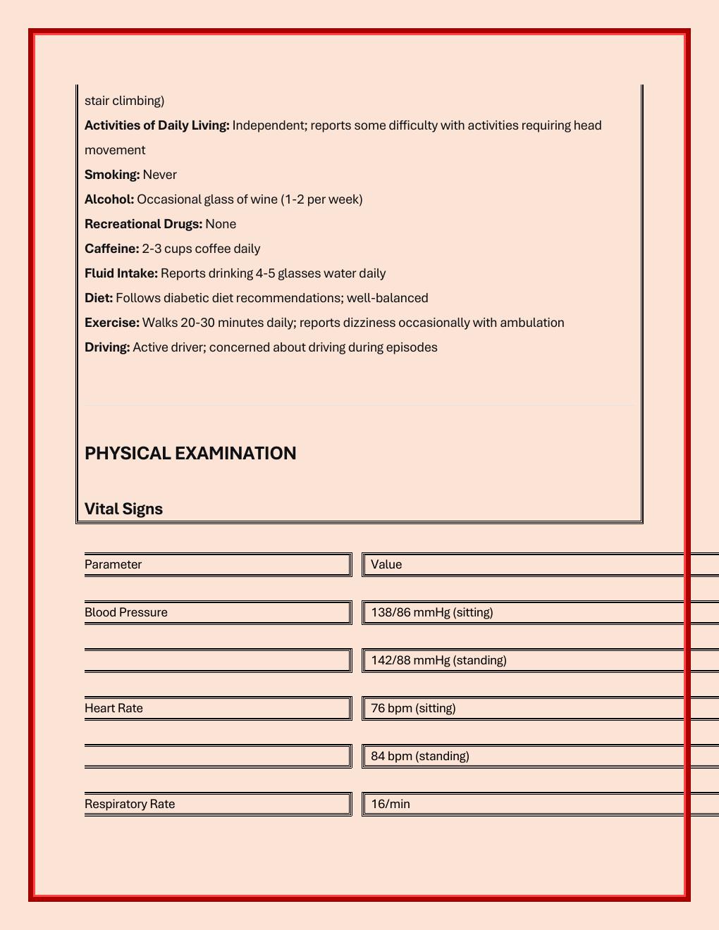 Preview page 6 of Advanced DDx Case Study: Sheila Davis (68-Year-Old Female  Presenting with Dizziness) | Complete Patient Interview, HPI,