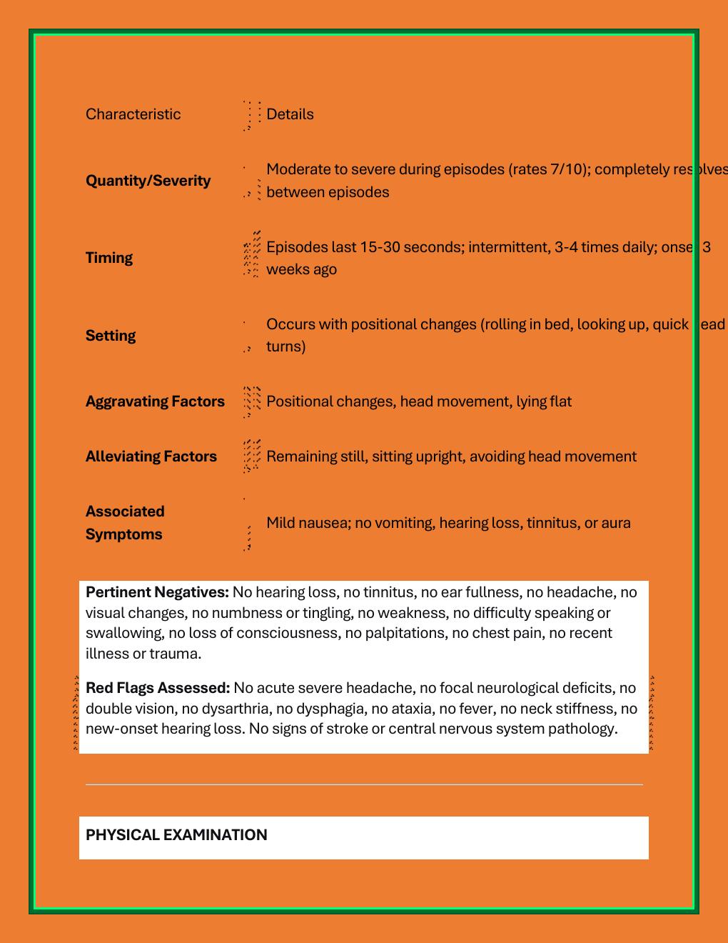 Preview page 6 of Comprehensive i-Human Advanced DDx Case  Study: Sheila Davis (68-Year-Old Female  Presenting with Dizziness)