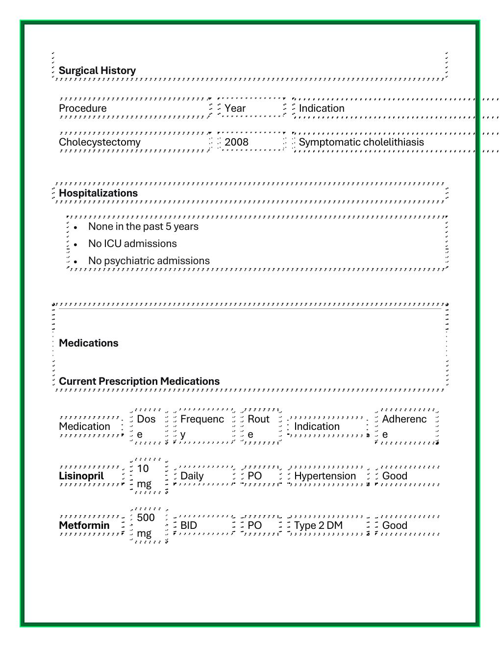 Preview page 9 of i-Human Advanced DDx Case Study:  Sheila Davis (68-Year-Old Female  Presenting with Dizziness) | Complete  Patient Inter