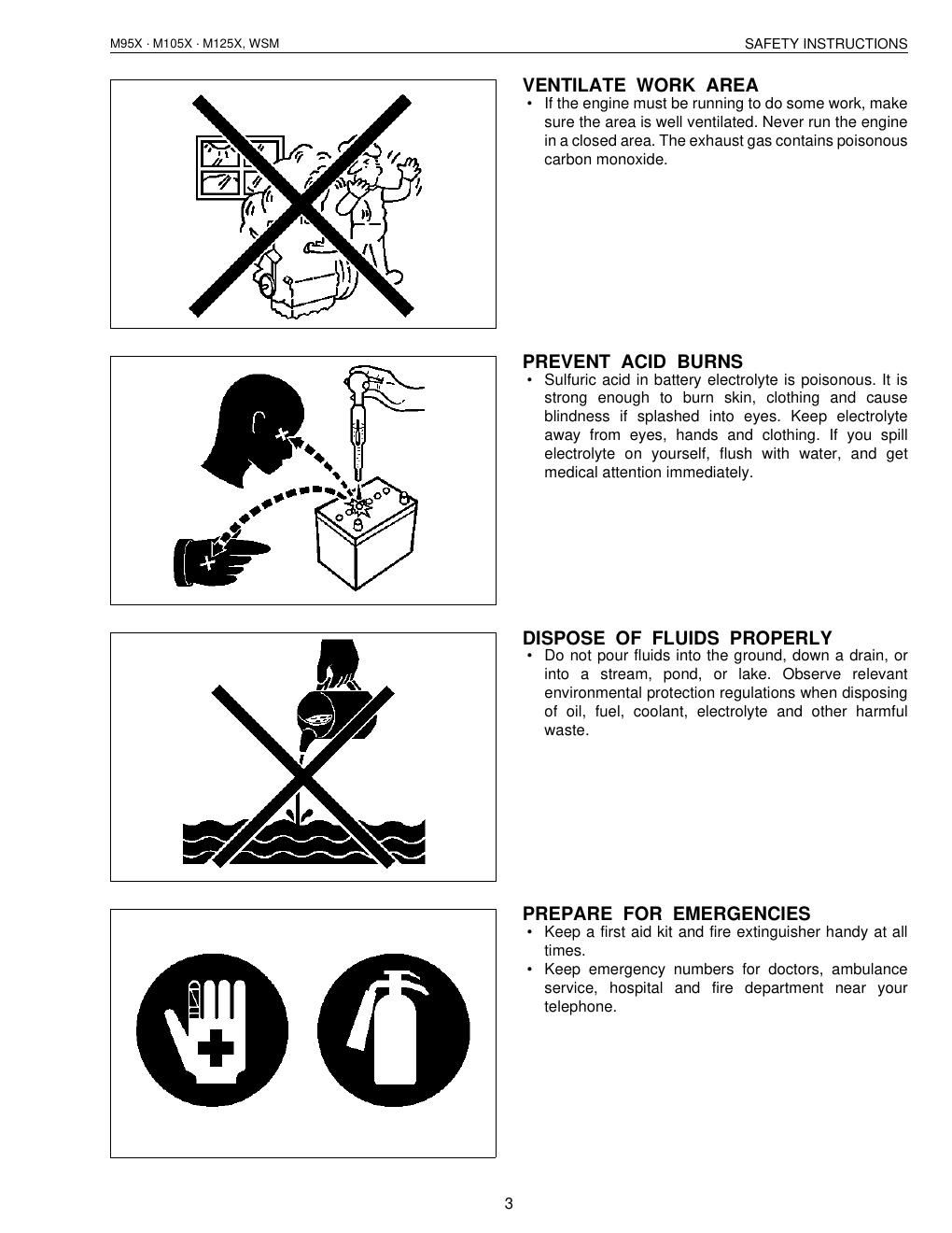 Preview page 5 of KUBOTA M95X M105X M125X WORKSHOP MANUAL