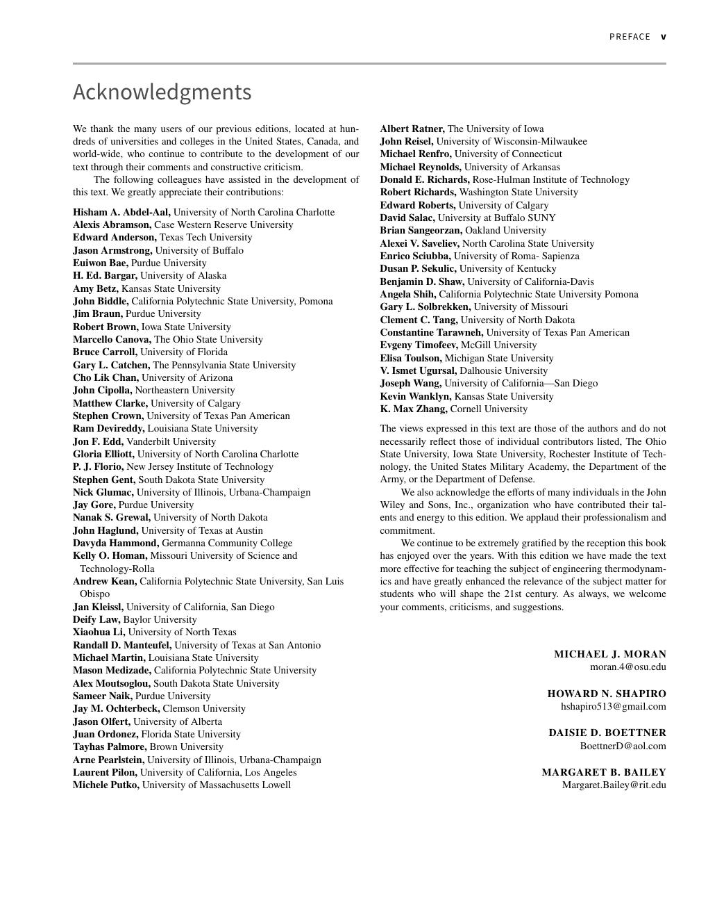 Preview page 7 of Moran's Principles of Engineering Thermodynamics SI Version 9th Global Edition By Michael Moran, Howard Shapiro, Daisie