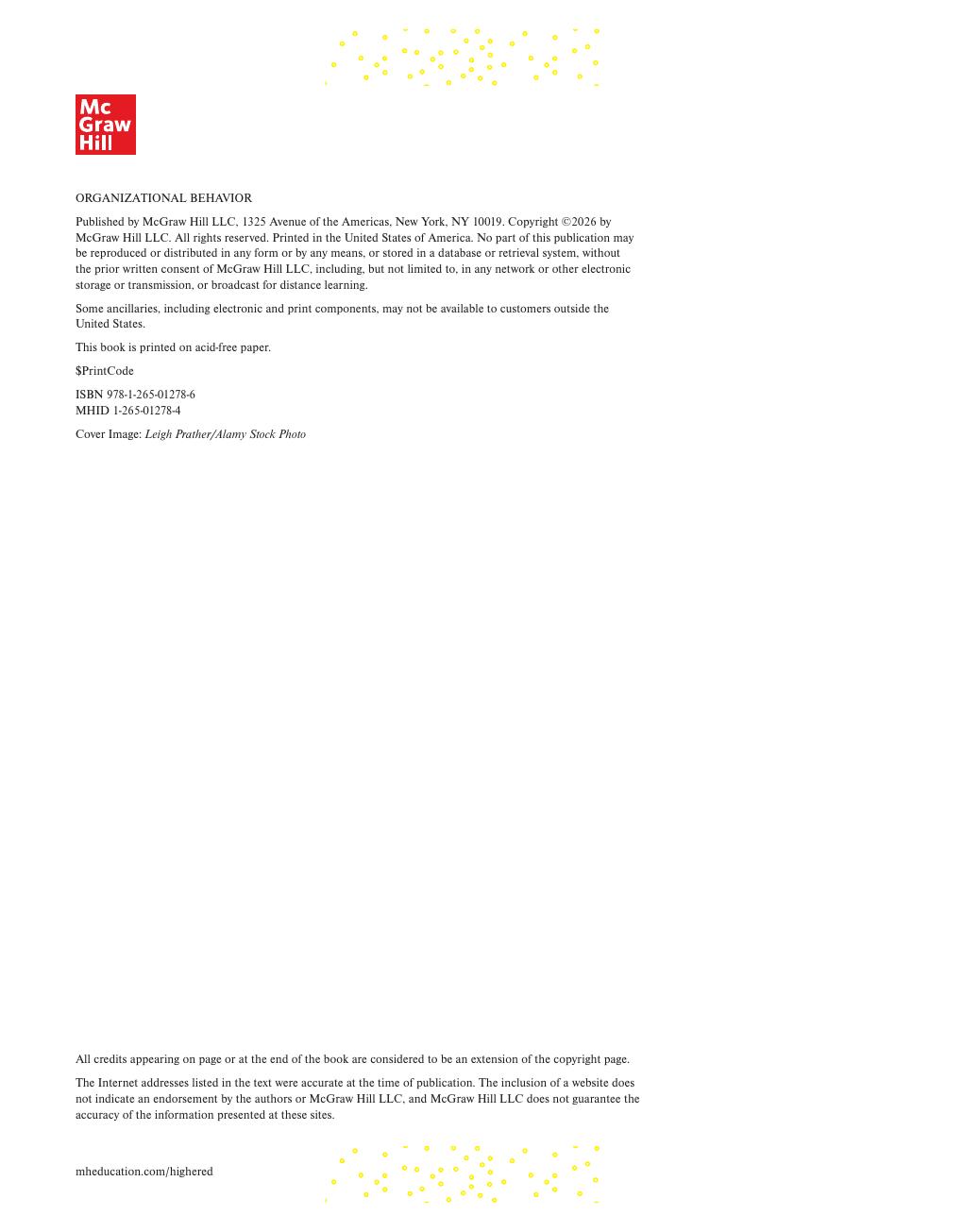 Preview page 5 of eBook ISE PDF Organizational Behavior Emerging Knowledge Global Reality 2026 Release By Steven McShane, Mary Ann Von Gli