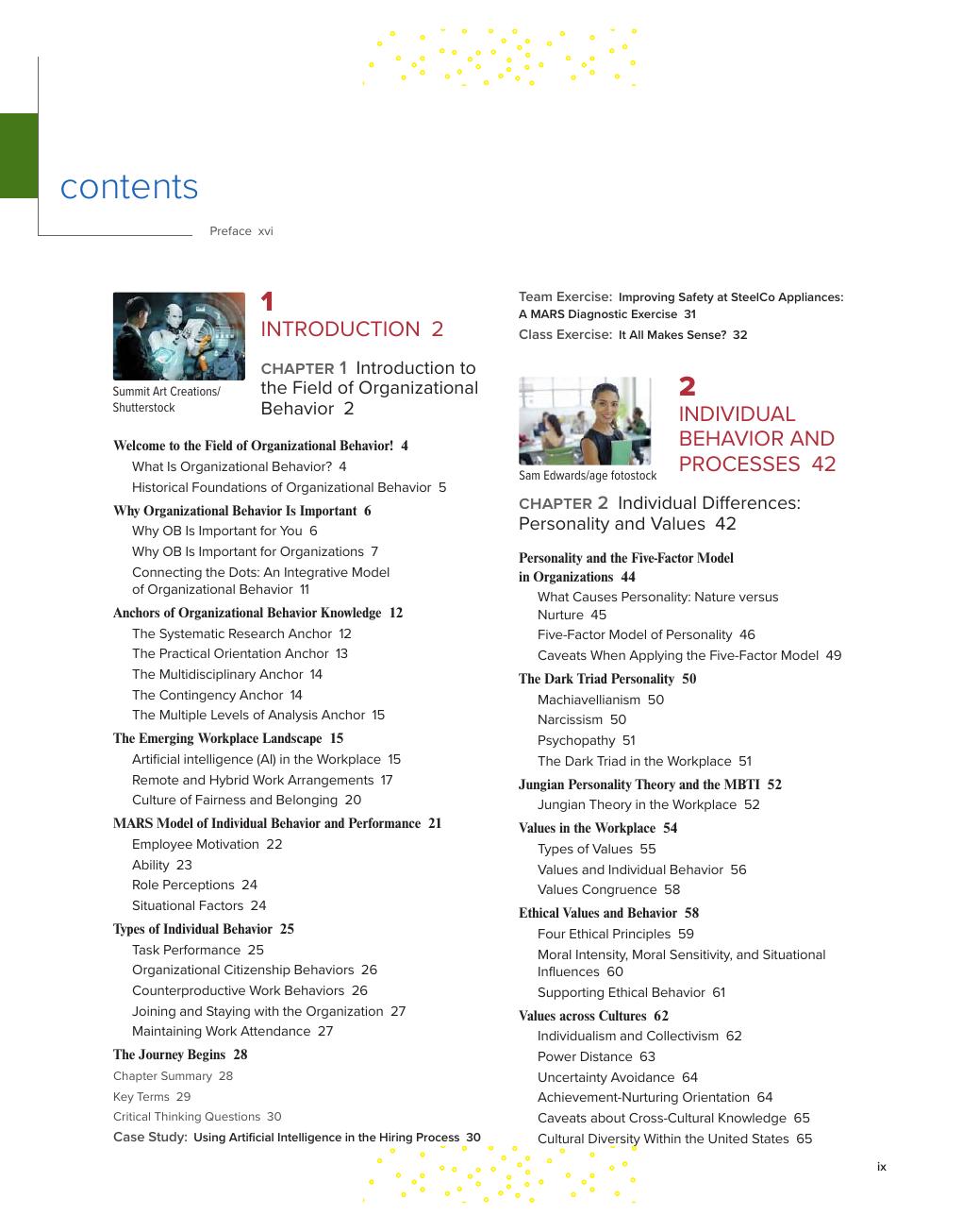 Preview page 10 of eBook ISE PDF Organizational Behavior Emerging Knowledge Global Reality 2026 Release By Steven McShane, Mary Ann Von Gli