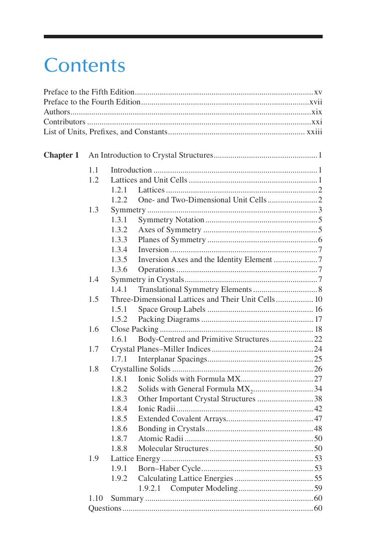 Preview page 8 of eBook PDF Solid State Chemistry An Introduction 5th Edition By Elaine Moore, Lesley Smart