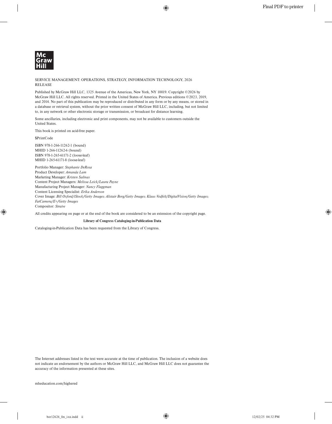 Preview page 3 of Service Management Operations Strategy Information Technology 2026 EverGreen Release By Sanjeev Bordoloi, James Fitzsimm