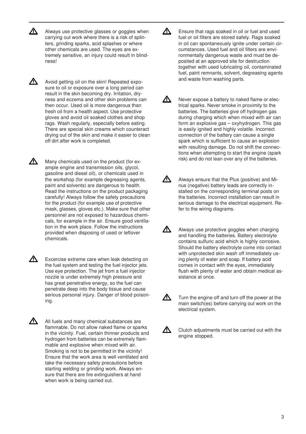 Preview page 5 of VOLVO PENTA ENGINE - MD2010 MD2020 MD2030 MD2040 - WORKSHOP SERVICE MANUAL