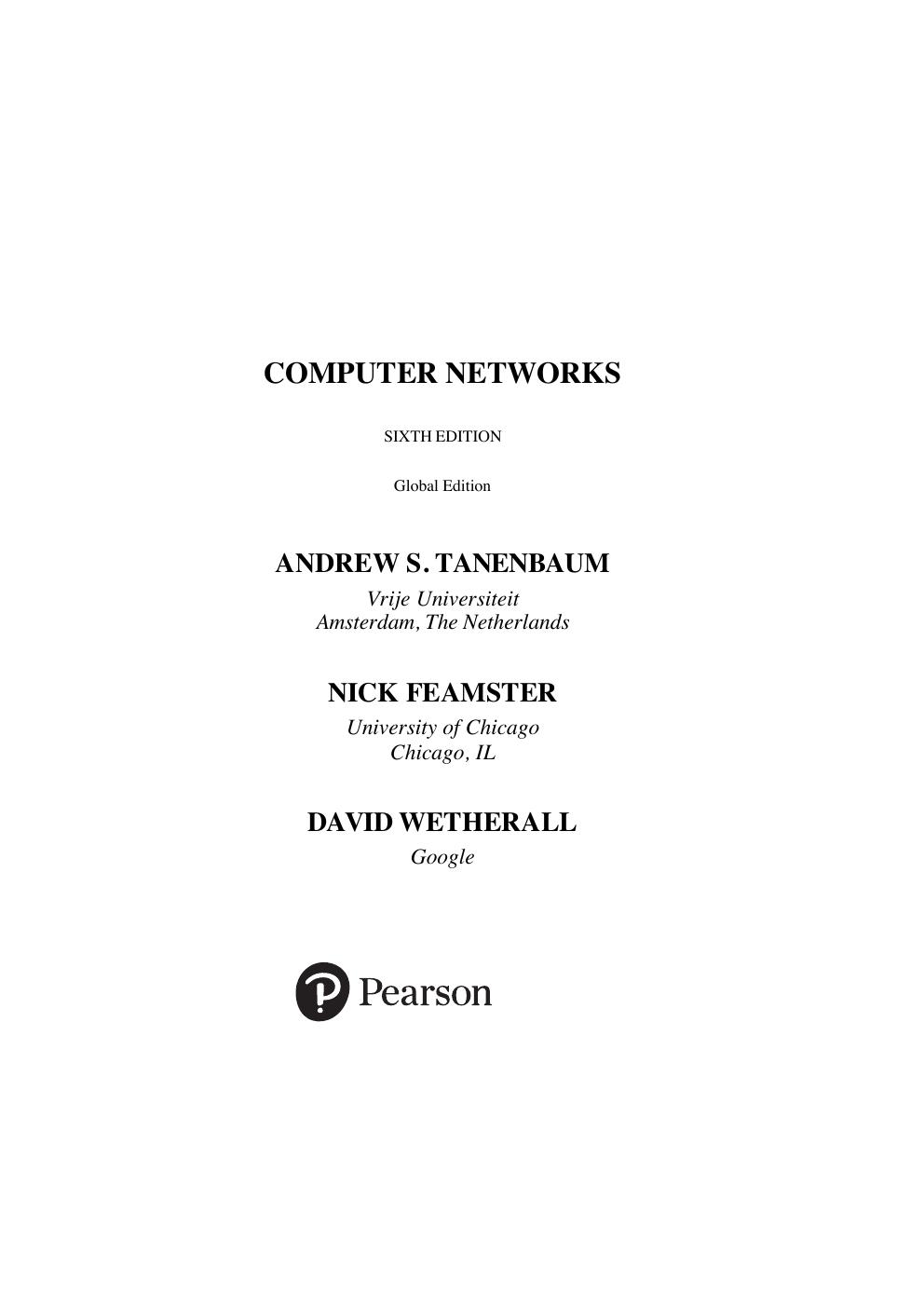 Preview page 3 of Computer Networks 6th Global Edition By Andrew Tanenbaum, Nick Feamster