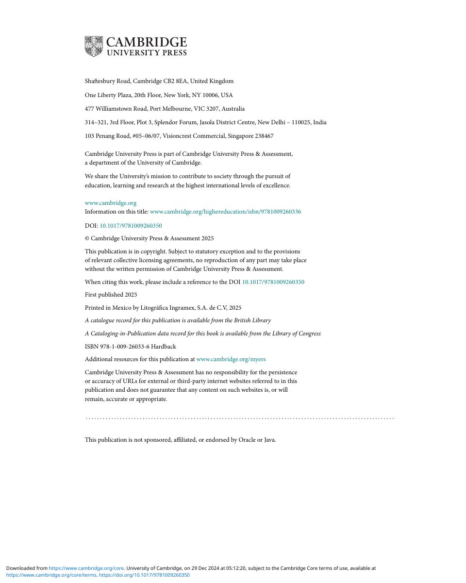 Preview page 6 of eBook PDF Data Structures and Algorithms in Java A Project-Based Approach 1st Edition By Dan Myers