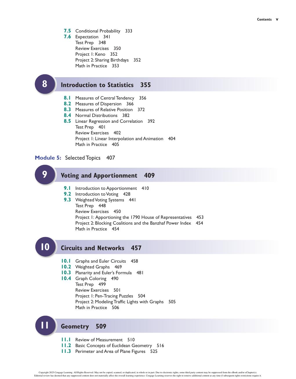 Preview page 7 of Discovering Mathematics A Quantitative Reasoning Approach 2nd Edition By Richard Aufmann