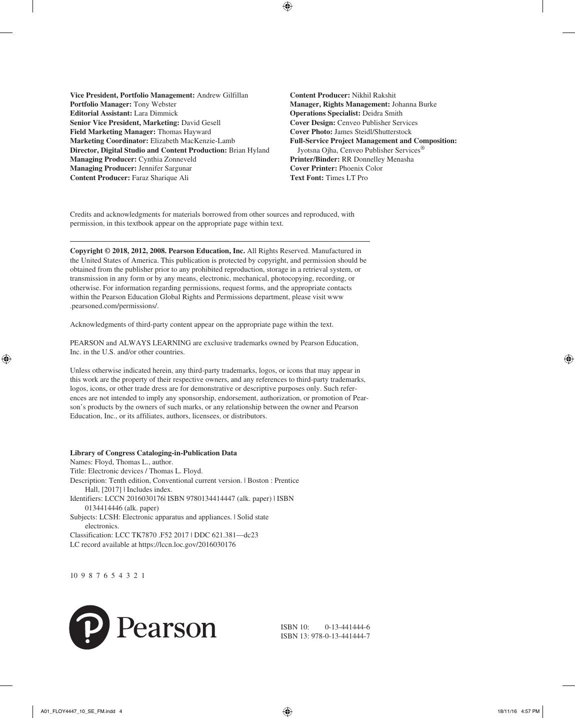 Preview page 5 of eBook PDF Electronic Devices Conventional Current Version 10th Edition By Thomas Floyd