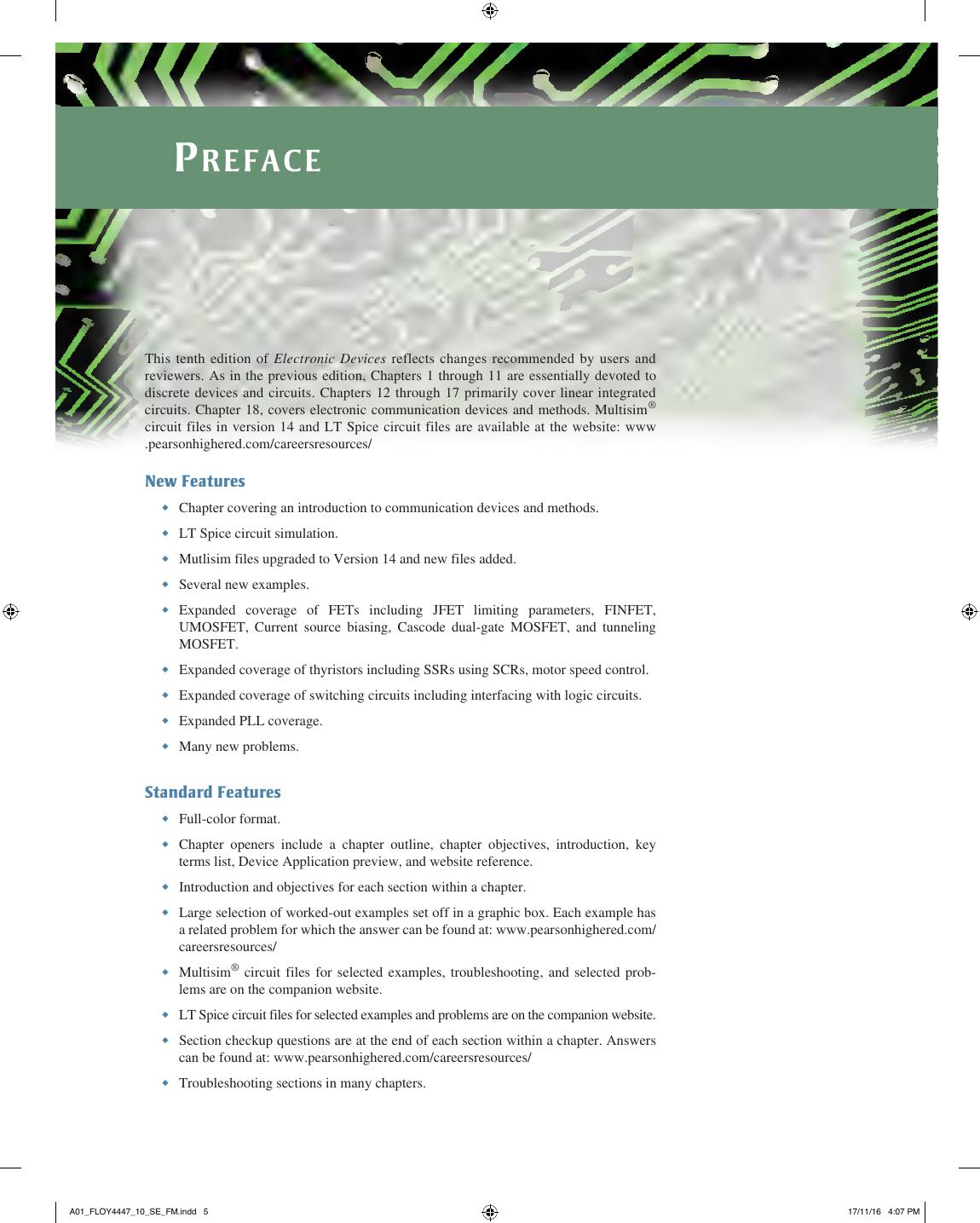 Preview page 6 of eBook PDF Electronic Devices Conventional Current Version 10th Edition By Thomas Floyd
