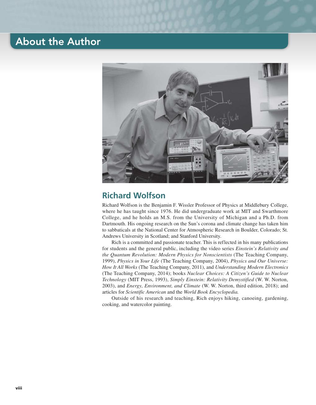 Preview page 10 of Essential University Physics Volume 1 4th Edition By Richard Wolfson