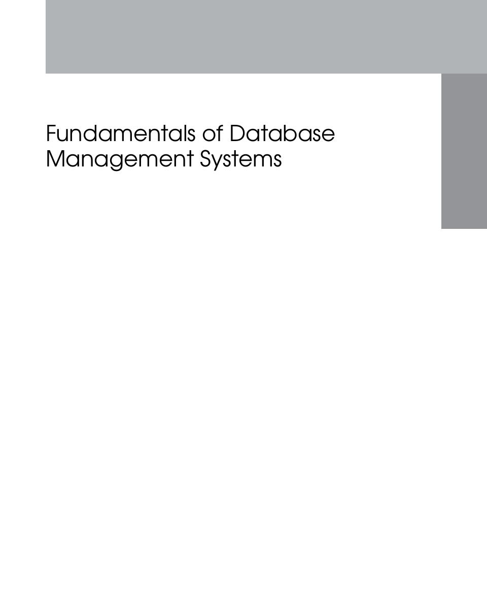Preview page 2 of Fundamentals of Database Management Systems 3rd Edition By Mark Gillenson