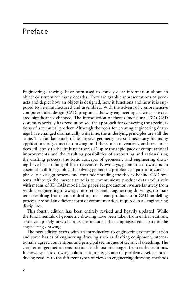 Preview page 10 of Geometric and Engineering Drawing 4th Edition By Ken Morling, Stéphane Danjou